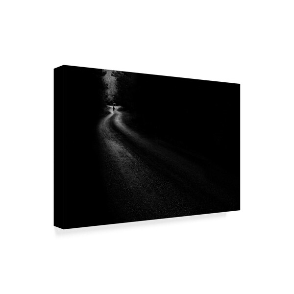 Ali Ayer 'Dark Lonely Road' Canvas Art,22x32